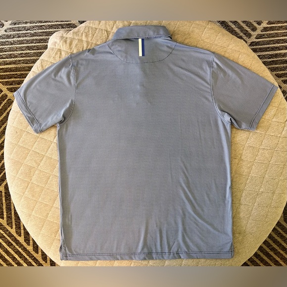 RHOBACK XL Men’s Blue Gingham Golf Polo Orig $98 Excellent Condition Worn 1x - Picture 8 of 9